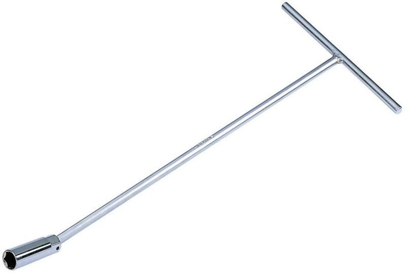 KING TONY Ключ свечной с шарниром 21 мм, L = 450 мм  15632118