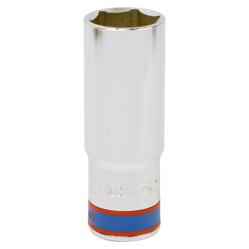 KINGTONY Головка торцевая глубокая 6 гр., 21мм, 1/2"  423521M