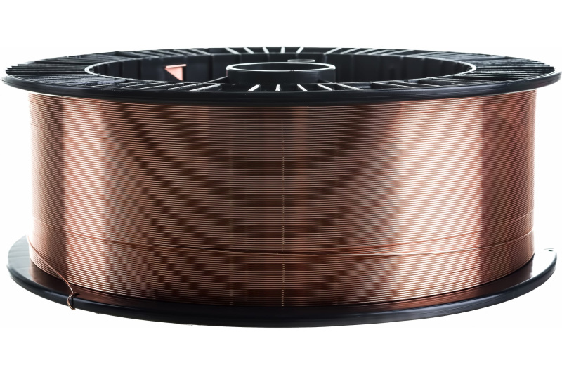 Проволока сварочная омедненная ER70S-6 d0.8 (пластик, 15кг)