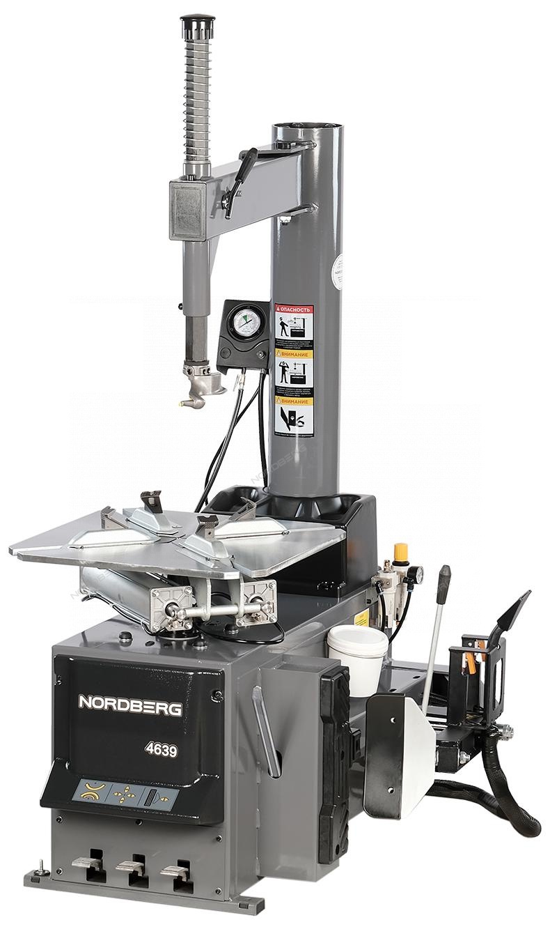Шиномонтажный полуавтоматический станок, 2 скорости, взрывная подкачка NORDBERG 4639