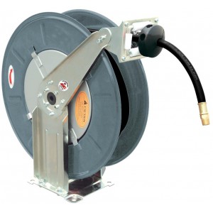 Катушка открытая, неповоротная, со шлангом для густых смазок 10 м, 400 бар, 1/4" APAC 1732.GA