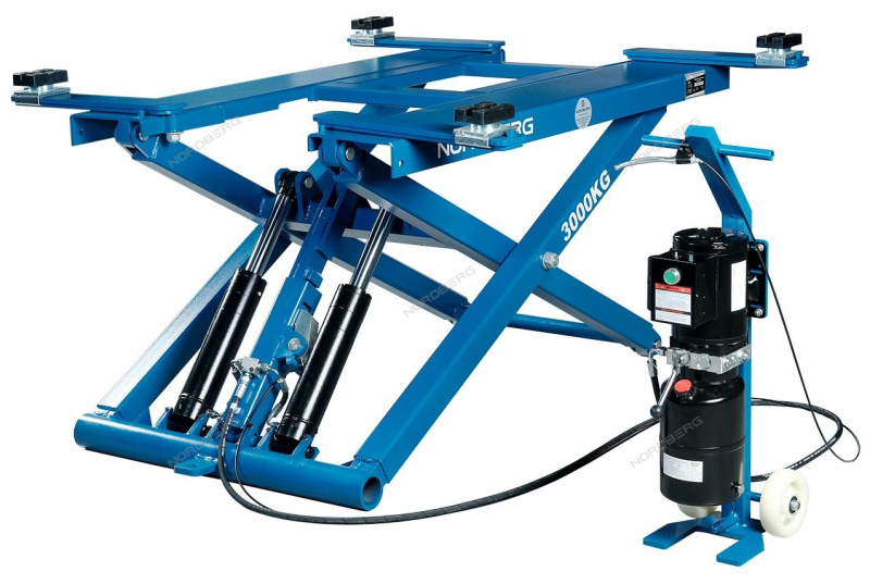 Подъемник ножничный мобильный, 3 т, 380В NORDBERG N634-3B