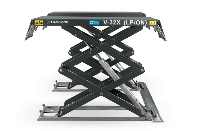 Автоподъемник ножничный ROSSVIK PRO V-32X (LP/ON) напольный г/п 3.2т, 380В RAL7040 Цвет серый