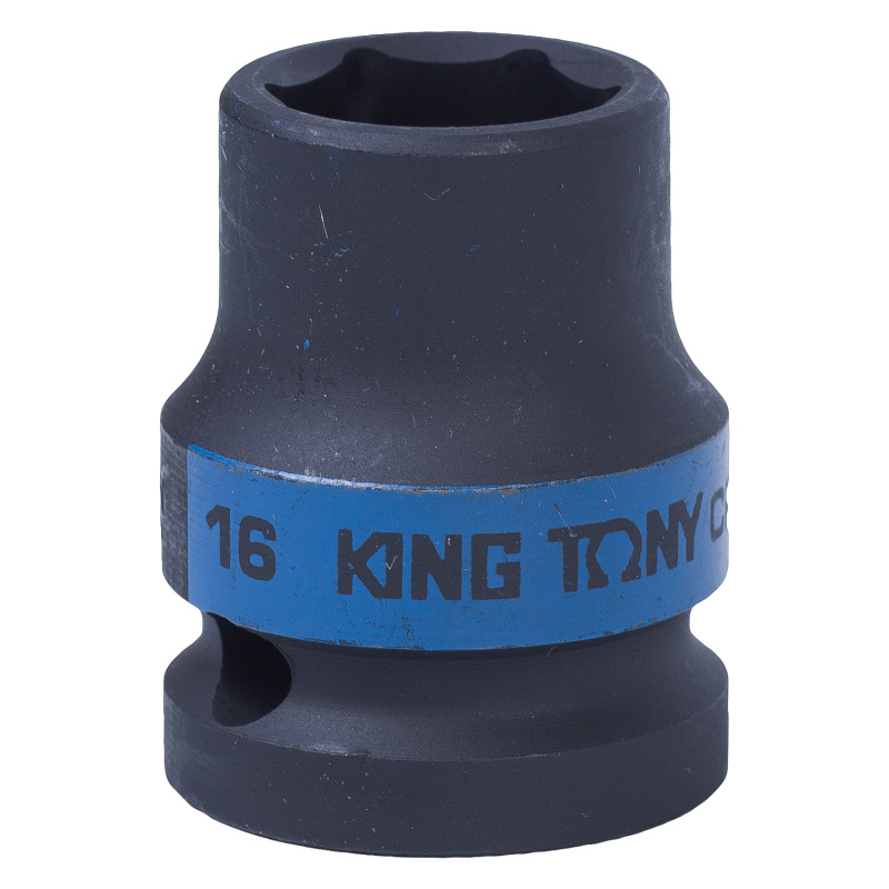 KING TONY Головка торцевая ударная шестигранная 1/2", 16 мм 453516M